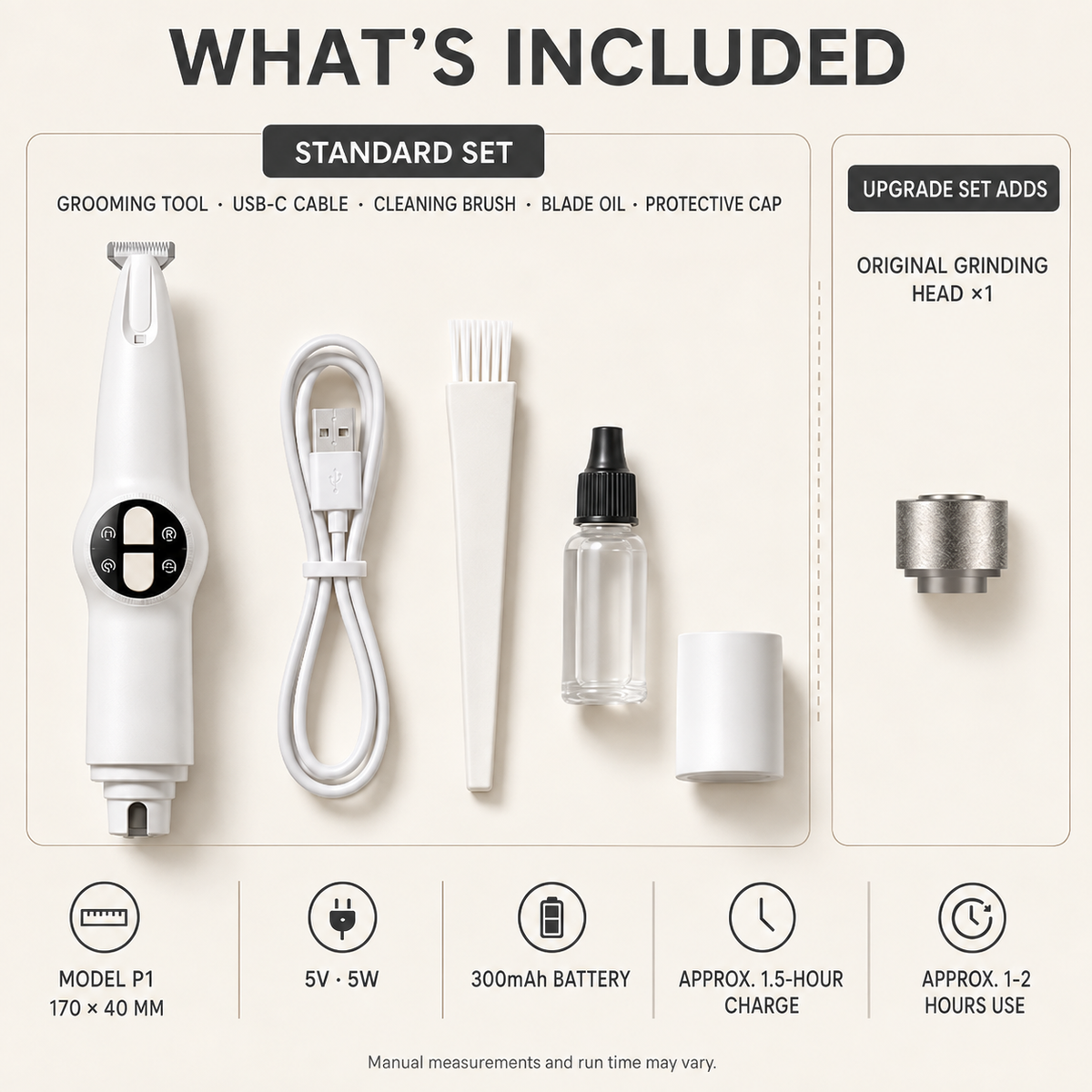 The 2-in-1 Pet Paw Trimmer & Nail Grinder